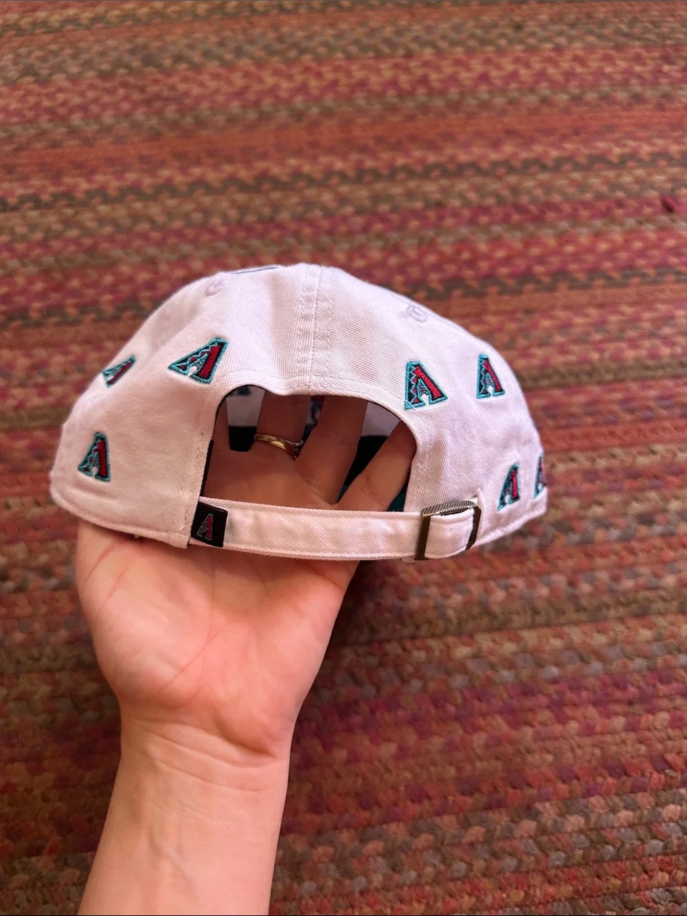 ARIZONA DIAMONDBACKS LOGO White Spring Training Baseball Cap